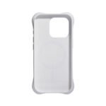 Full Pure Color MagSafe Liquid Silicone Ripple Case with Customize Side Keys Hole for iPhone 16 Pro Max White - Image 2