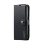 DG.MING Two-Folding Cowhide Texture Case for Samsung Galaxy A15 5G/A15 Black