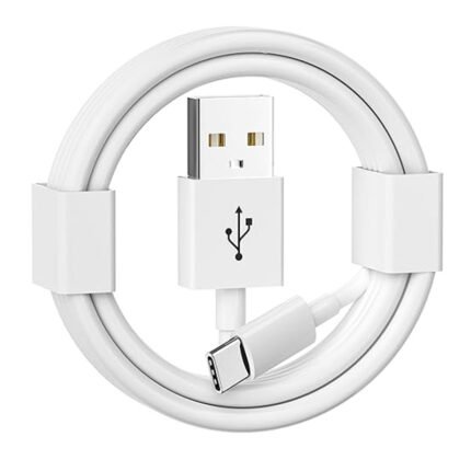 1M USB to Type-C Cable for iPhone 15/16/17 Series White