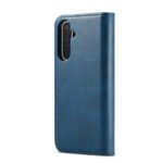 DG.MING Two-Folding Cowhide Texture Case for Samsung Galaxy A36 Blue - Image 2
