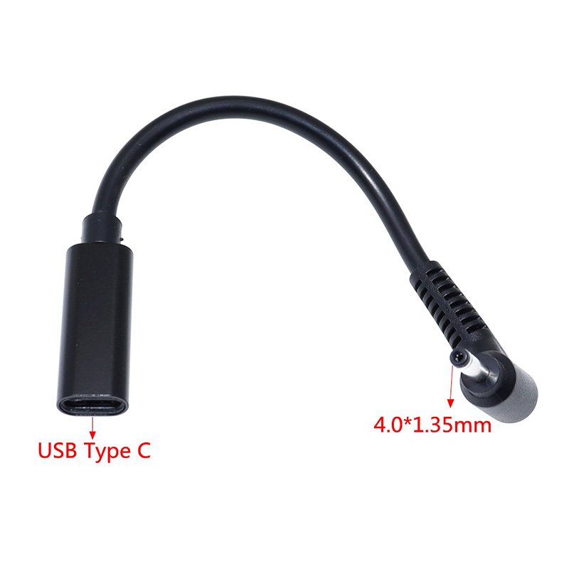 31420220606151550.jpg 15cm Type-C(Female) to 4.0*1.35mm(Male) Adapter Cable for Laptop Charger - Image 1