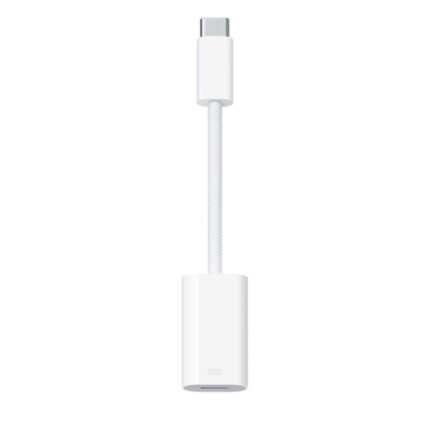 Type-C Male To Lightning Female Audio Adapter for iPhone OEM White