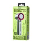 REMAX RS-SF12 Semiconductor Cooling Digital Turbo Handheld High Speed Fan Purple - Image 2
