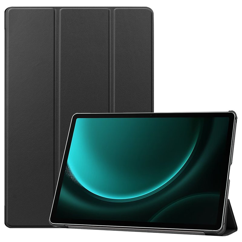 32520231025132823.jpg Triple Folding Case for Samsung Galaxy Tab S9 FE+/Tab S9+/Tab S10+ X810/X816B/X610/X616B/X820/X826 Black - Image 1