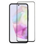 Silk Screen Full Screen Tempered Glass Screen Protector for Oppo A60 5G CPH2683 Black