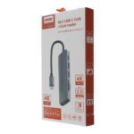 HC-13C 6 in 1 Type-C to HDMI/USB3.0/USB2.0/TF/SD/Type-C Hub Docking Station for Laptop - Image 2