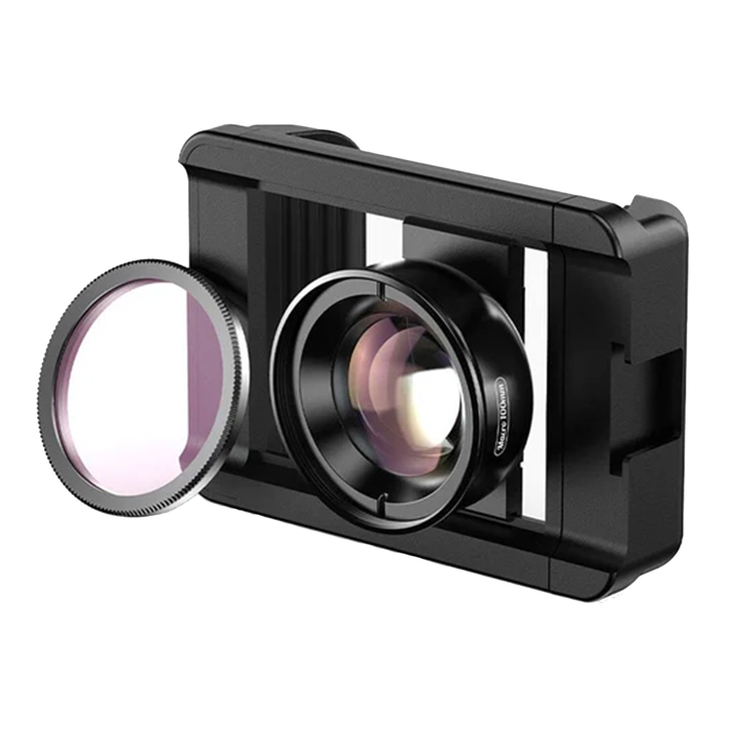35620250310102316.jpg APEXEL CM-HB100CPL 100mm Macro Lens CPL Kit with Multi-Function Clip for Mobile Phone - Image 1