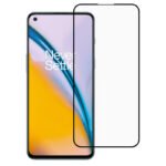 Silk Screen Full Screen Tempered Glass Screen Protector for OnePlus Nord 2 5G Black