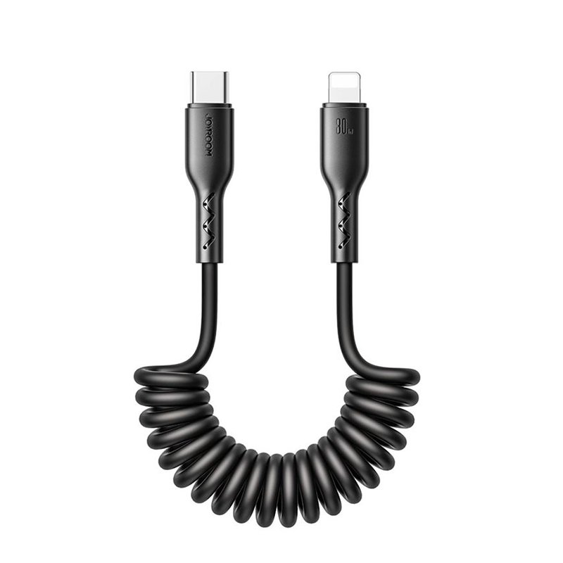 38120231104130818.jpg JOYROOM SA38-CL3 1.5M 30W Type-C to Lightning Charging Data Cable Black CE/ROHS Certified - Image 1