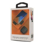 J11 Lightning Port Lavalier Wireless Microphone with Charging Case for iPhone/iPad Black - Image 2
