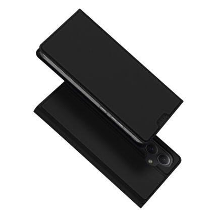 DUX DUCIS Skin Pro Series Magnetic Horizontal Flip Leather TPU + PU Case for Samsung Galaxy A55 Black