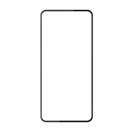 Silk Screen Full Screen Tempered Glass Screen Protector for Google Pixel 8 Pro Black