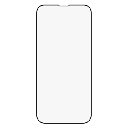 Silk Screen Full Screen Tempered Glass Screen Protector for iPhone 14 Pro Black
