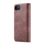 DG.MING Two-Folding Cowhide Texture Case for iPhone 16e Red - Image 2