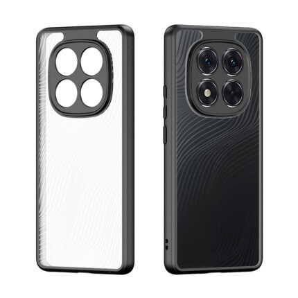 DUX DUCIS Aimo Series Matte Anti-drop TPU + PC Case for Xiaomi Redmi Note 14 Pro 4G Black