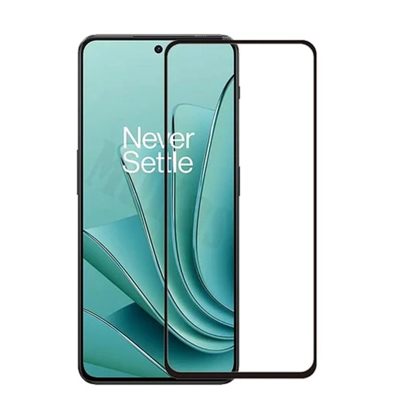 44320240729105715.jpg Silk Screen Full Screen Tempered Glass Screen Protector for OnePlus Nord 4 Black - Image 1