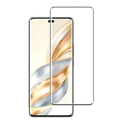 Around Glue Full Screen Tempered Glass Screen Protector for Honor Magic7 Lite Black