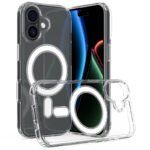 Magnetic Anti Scratch Shockproof TPU+PC Case for iPhone 17 Transparent