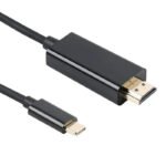 1m 4K 60Hz Type-C(Male) to HDMI(Male) Same Screen Cable Black