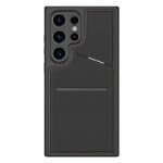 DUX DUCIS Rafi II Series Magnetic Leather TPU+PC Case for Samsung Galaxy S24 Ultra Black