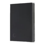 Slim Business Forged Carbon Fiber Airtag Wallet Card Holder Rfid Metal Aluminum Case with Cash Strap Black - Image 2