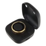 17.3 Diameter Smart Health Monitoring Ring with Charging Case Gold - Image 2