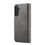 DG.MING Two-Folding Cowhide Texture Case for Samsung Galaxy A36 Gray - Image 2