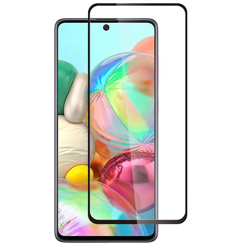 52620230614111009.jpg Silk Screen Full Screen Tempered Glass Screen Protector for Samsung Galaxy A51/A51 5G Black - Image 1