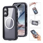 Redpepper IP68 Waterproof Shockproof Case for iPhone 16 Black - Image 2