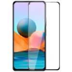 Silk Screen Full Screen Tempered Glass Screen Protector for Xiaomi Redmi Note 10 5G Black