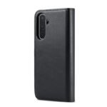 DG.MING Two-Folding Cowhide Texture Case for Samsung Galaxy A36 Black - Image 2