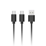 DOBE TP5-2519 0.8M Type-C Port One Split Two Gamepad Charging Cable for Nintendo Switch/PS5/PS VR2 - Image 2