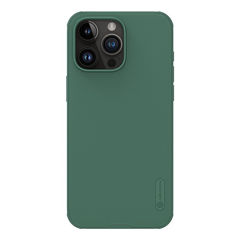 55020230914104449.jpg NILLKIN Super Frosted Shield Pro Case for iPhone 15 Pro Max Dark Green - Image 1