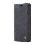 CaseMe-013 TPU Business Style Vintage Matte Horizontal Flap Leather Case for Samsung Galaxy S20/S20 5G Black