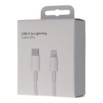 A2441 MQGH2ZM/A 2M Type-C to Lighnting Charging Data Cable with Package for iPhone 11-14 Pro Max White OEM - Image 2