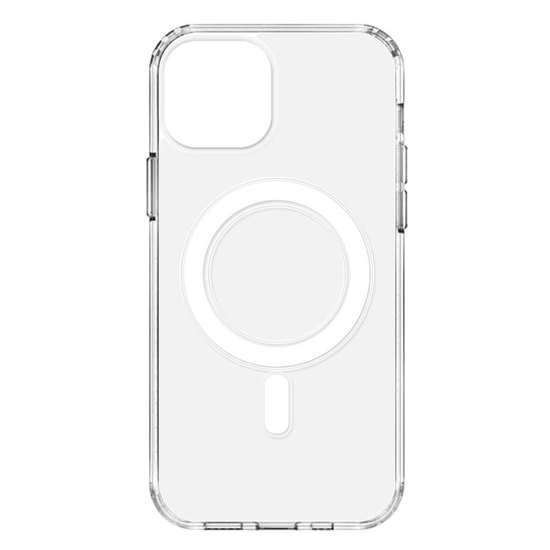 57120240821140714.jpg Clear MagSafe Anti-Shock TPU Case for iPhone 14 with Box Packaging - Image 1
