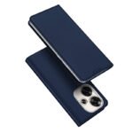 DUX DUCIS Skin Pro Series Magnetic Horizontal Flip Leather TPU + PU Case for Xiaomi Poco F6 Blue