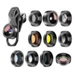 APEXEL APL-Dg11 11 in 1 Cell Phone Camera Optical Filter Lens Set