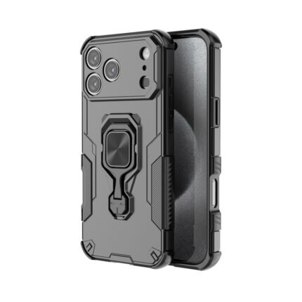 KingKong Series 360?Stand Shockproof Case for iPhone 17 Pro Max Black