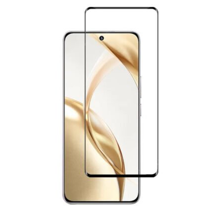 Full Glue Full Screen Tempered Glass Screen Protector for Honor 200 Black