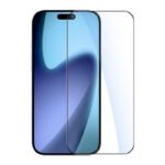 Silk Screen Full Screen Tempered Glass Screen Protector for iPhone 17 Pro Black