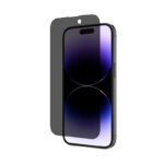 Privacy Anti-Glare Full Screen Tempered Glass Screen Protector for iPhone 14 Plus Black