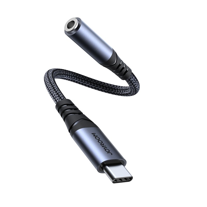 59920250306102202.jpg JOYROOM SY-C01 Type-C to 3.5mm Audio Transfer Series Adapter Black - Image 1