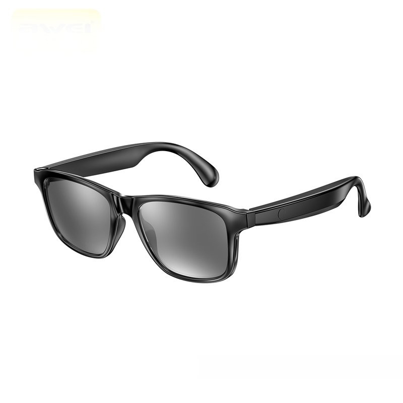 61420250628154938.jpg AWEI GL2 Open Smart Audio Glasses Black - Image 1