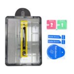 Auto-Dust Removal Screen Tempered Glass Screen Protector With Dust-free Compartment for iPad Pro 12.9 2018(3rd)/Pro 12.9 2020(4th)/Pro 12.9 2021(5th)/Pro 12.9 2022(6th) Transparent