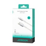 JOYROOM S-A51 3A 1.2M Type-C Port Cutting-Edge Series Fast Charging Data Cable Light Gray CE/ROHS Certified - Image 2