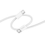HOCO X105 60W Type-C to Type-C Charging Data Cable White