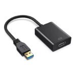 1920*1080 60Hz USB 3.0(Male) to HDMI (Female) Same Screen Adapters Black