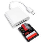 2 in 1 Lightning to SD/TF Card Reader for iPhone/iPad