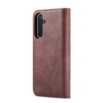 DG.MING Two-Folding Cowhide Texture Case for Samsung Galaxy A36 Red - Image 2